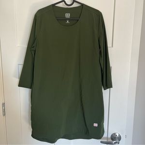 Topo Designs Women's Green Global Dress